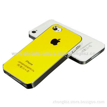 Colorful Anti-scratch PMMA PC Cases for iPhone 4/4S, Many Colors Optional